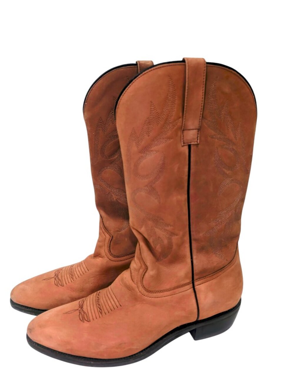 Masterson Men’s Brown Distressed R Toe Western Cowboy Boot Size 13